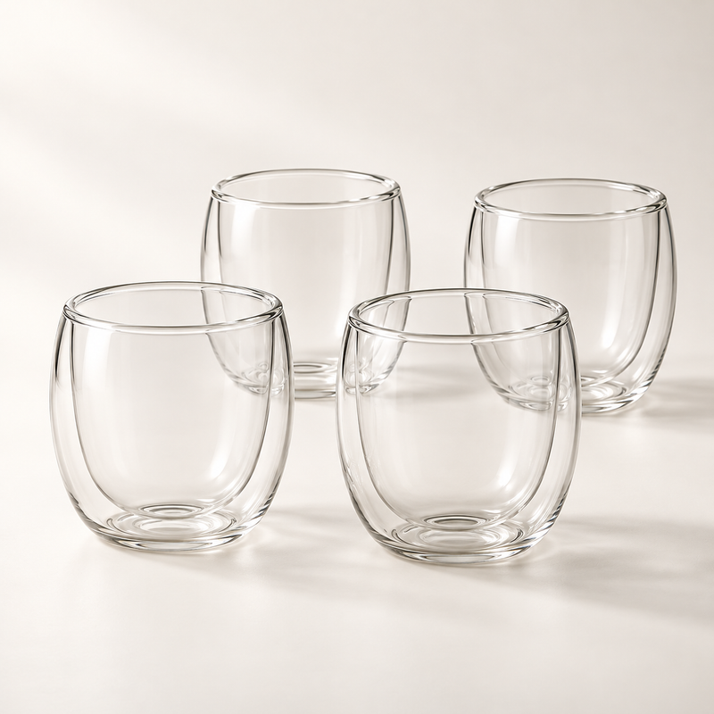 Drift Curved Double-Wall Cup Set