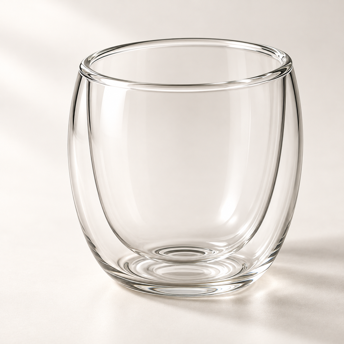 Drift Curved Double-Wall Cup Set - close view of one cup